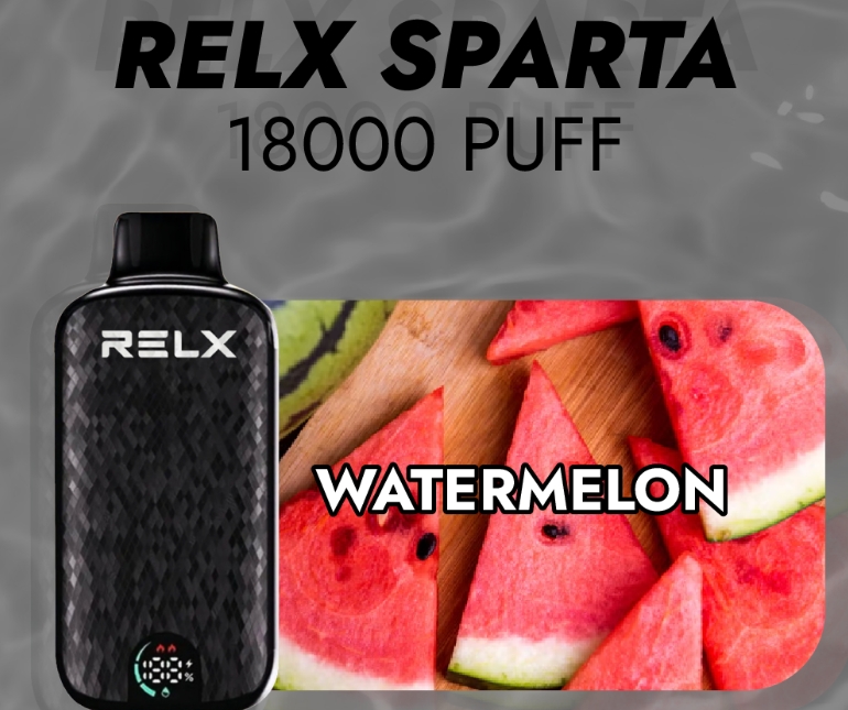 RELX Sparta 18000 Puffs Vape &ndash; arbuus, mis vallutab Eesti aurumaailma 2025